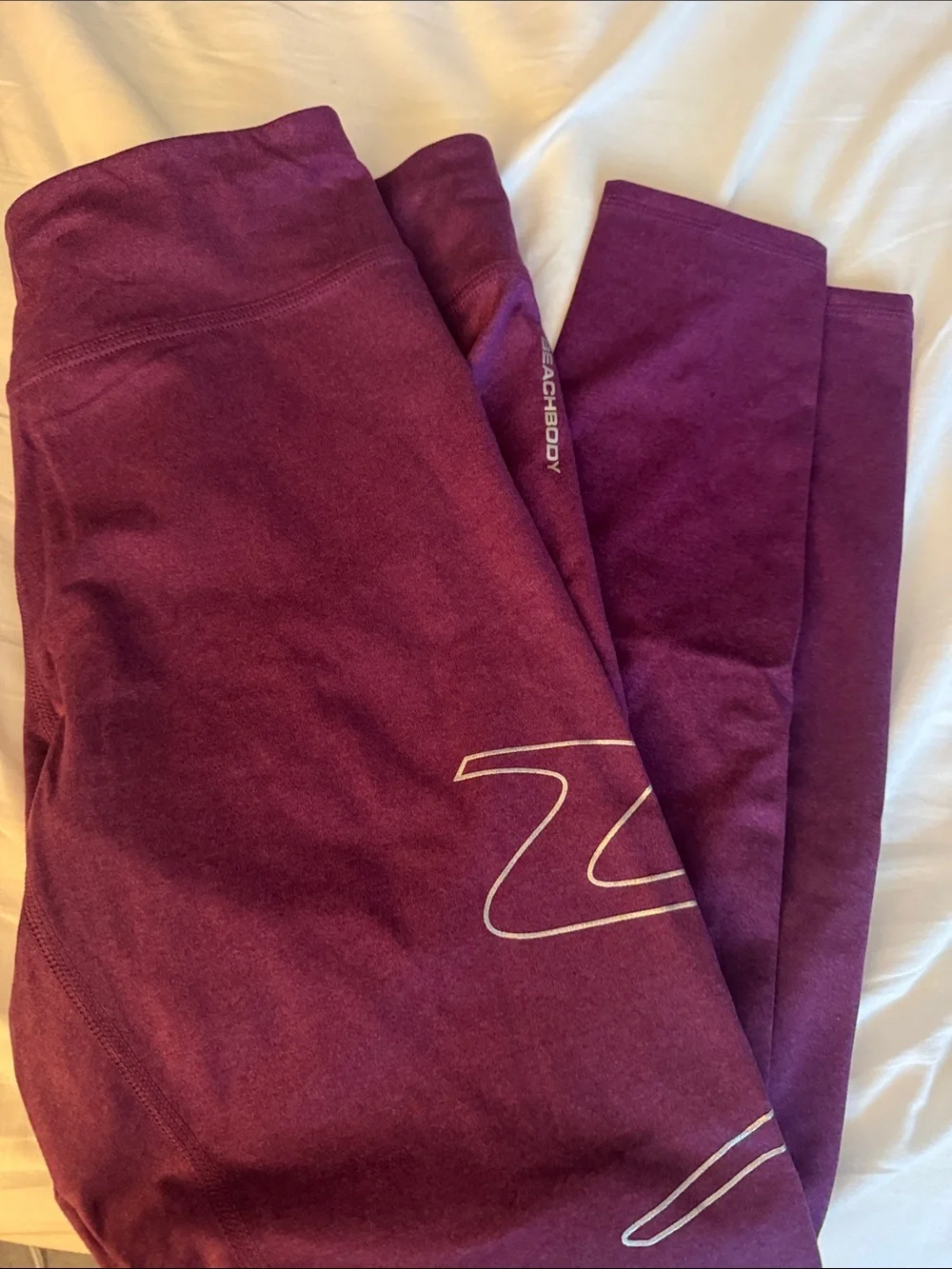 Beachbody Girls Plum Purple Workout Leggings